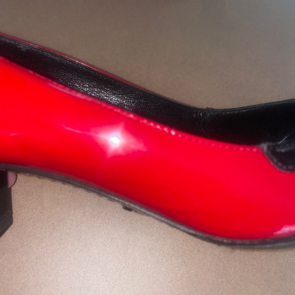 Prada Red and Black Heels - Picture 8 of 14